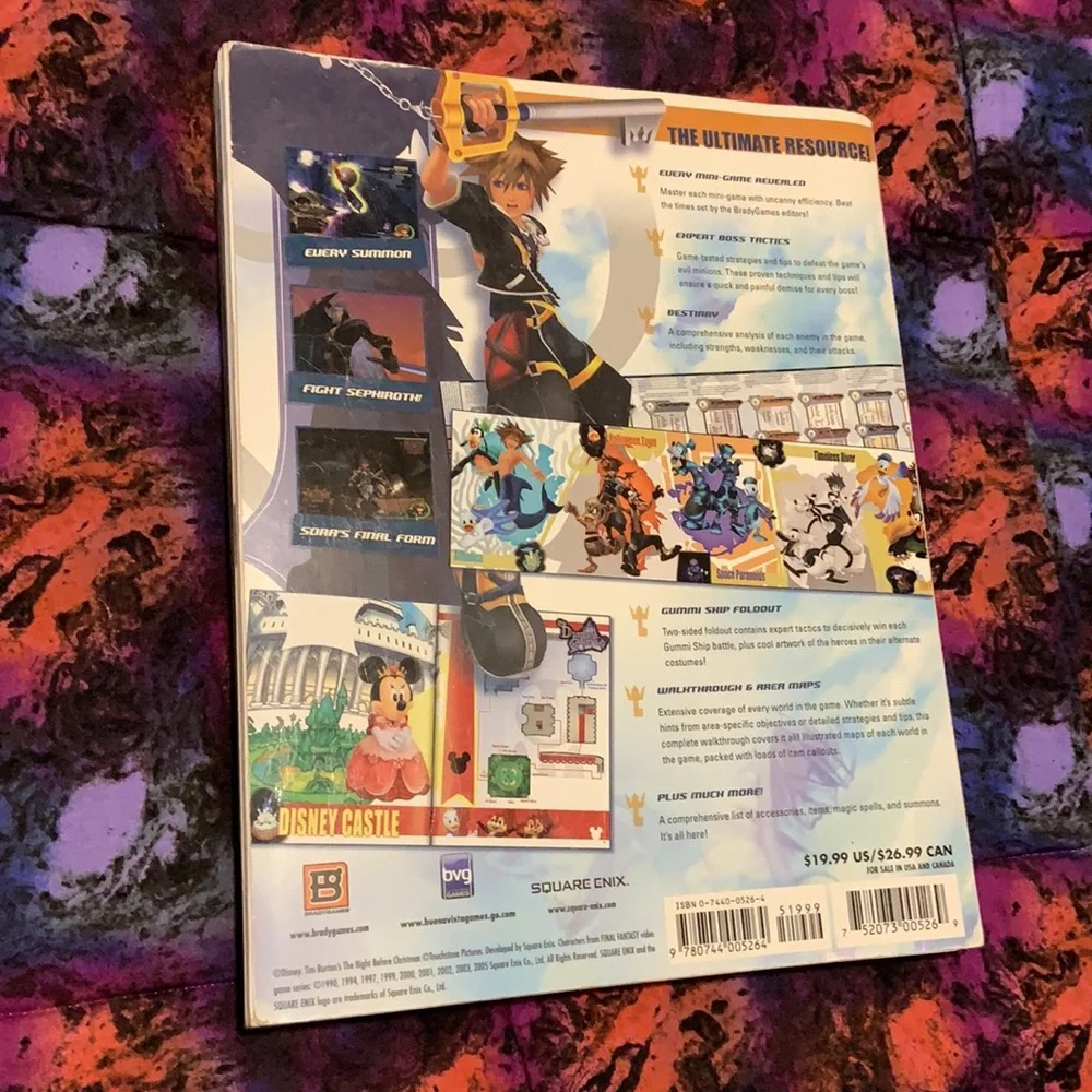 Kingdom Hearts 2 Bradygames Game Guide